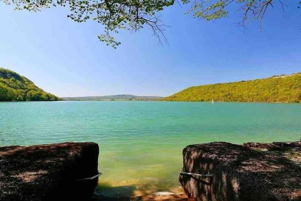 Marigny  Maison/Gite Familial Dans Le Jura A 200M Du Lac Avec Piscine Privee מראה חיצוני תמונה